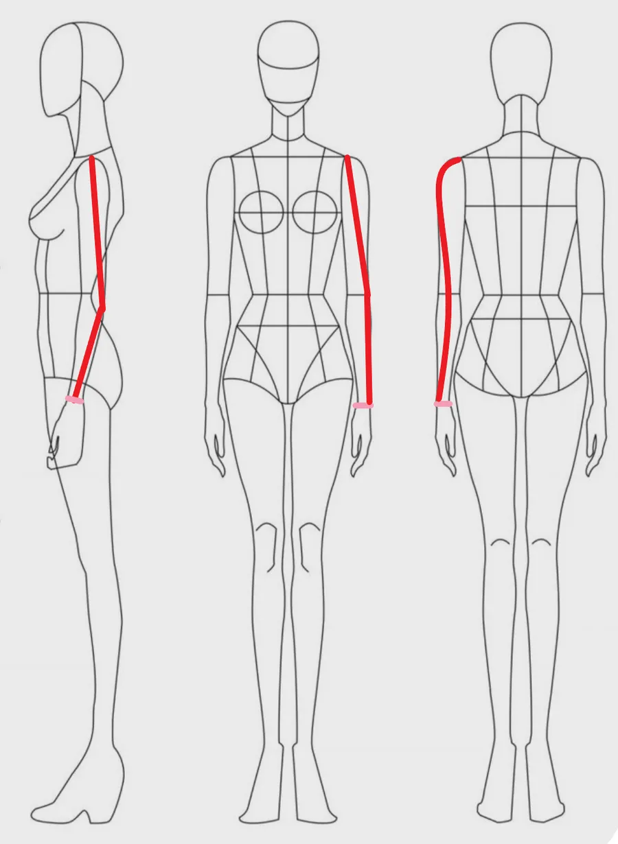 How to measure: Arm length