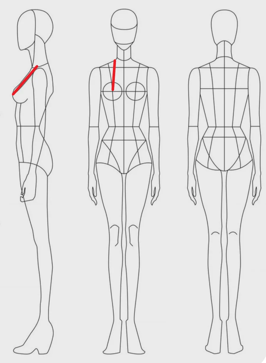 How to measure: Bust depth