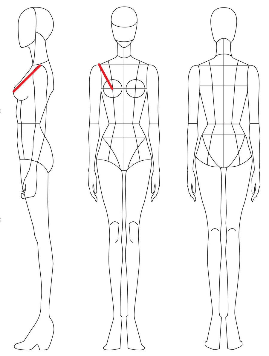 How to measure: Front slanting length